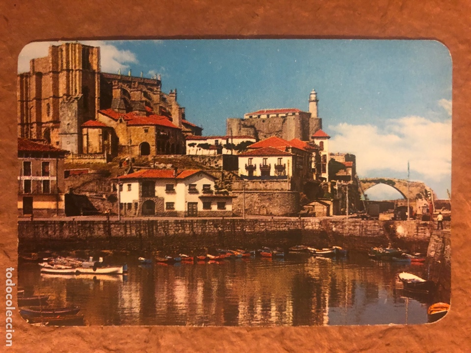 Collectables Calendars: CASTRO URDIALES: PUERTO. CALENDARIO DEL A&Ntilde;O 1970. SIN PUBLICIDAD. 6,5 x 10 Cms.