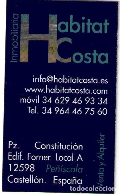 Sammeln von Kalendern: CALENDARIO HABITAT COSTA 2013