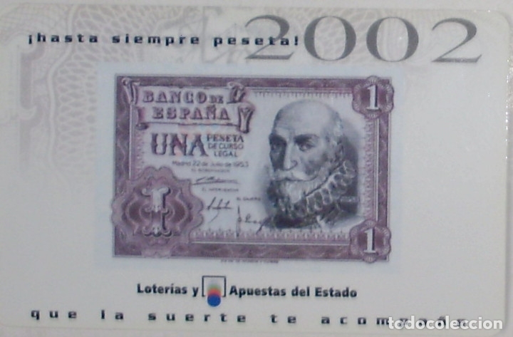 Sammeln von Kalendern: CALENDARIO LOTERIA NACIONAL 2002