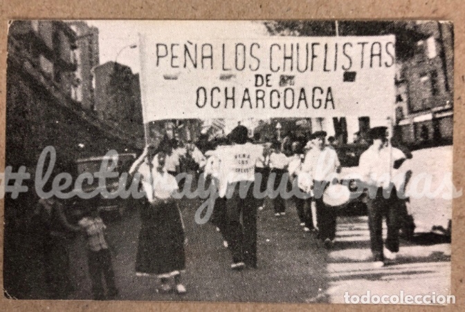 Coleccionismo calendarios: PE&Ntilde;AS CHUFLISTAS DE OCHARCOAGA (BILBAO). CALENDARIO DEL A&Ntilde;O 1981. 6 x 9,5 Cms.