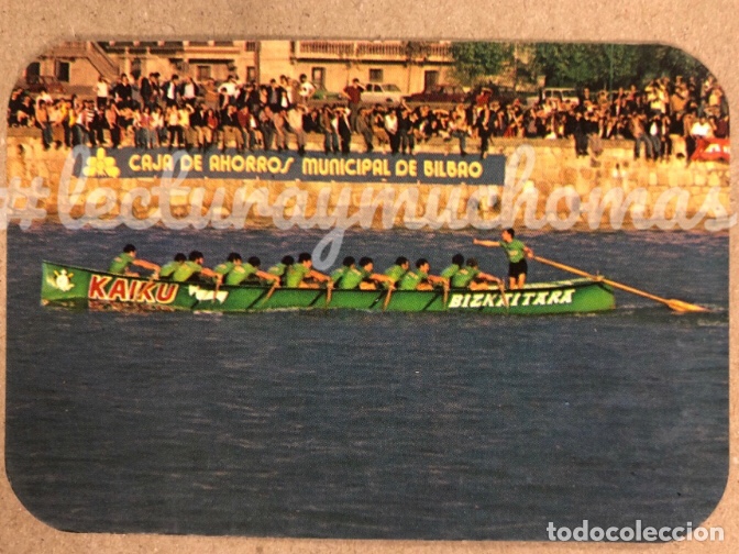 Coleccionismo calendarios: BIZKAITARRA DE KAIKU (REMO). CALENDARIO PUBLICITARIO DE 1981. PERI&Oacute;DICOS ISABEL CARROCERA (SESTAO)
