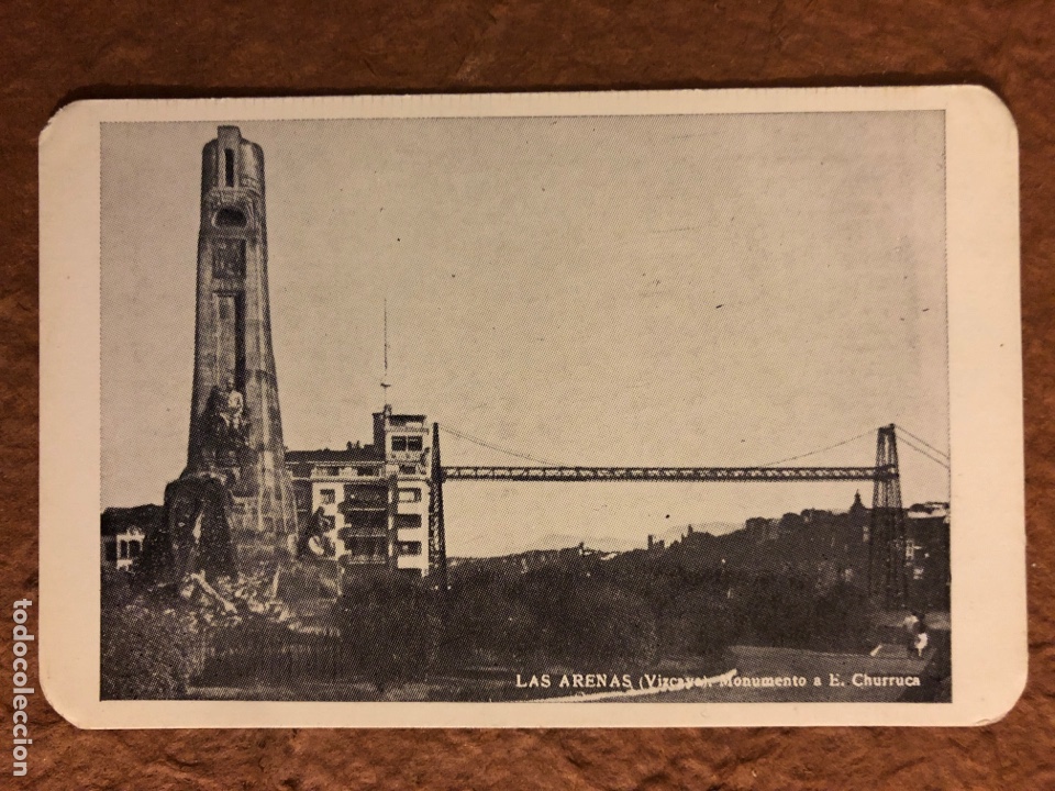 Coleccionismo calendarios: LAS ARENAS (VIZCAYA), MONUMENTO A E. CHURRUCA. CALENDARIO DE 1968. SIN PUBLICIDAD.