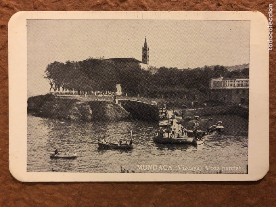 Coleccionismo calendarios: MUNDACA (VIZCAYA), VISTA PARCIAL. CALENDARIO DEL A&Ntilde;O 1968. SIN PUBLICIDAD. 6,3 x 9,9 Cms.