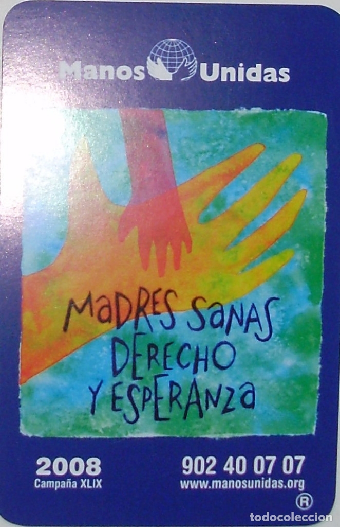 Sammeln von Kalendern: CALENDARIO MANOS UNIDAS 2008