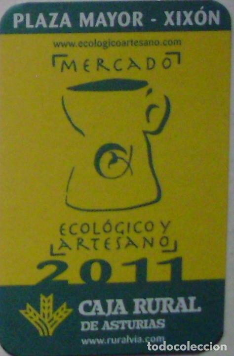 Sammeln von Kalendern: CALENDARIO MERCADO ARTESANO Y ECOLOGIO GIJON 2011