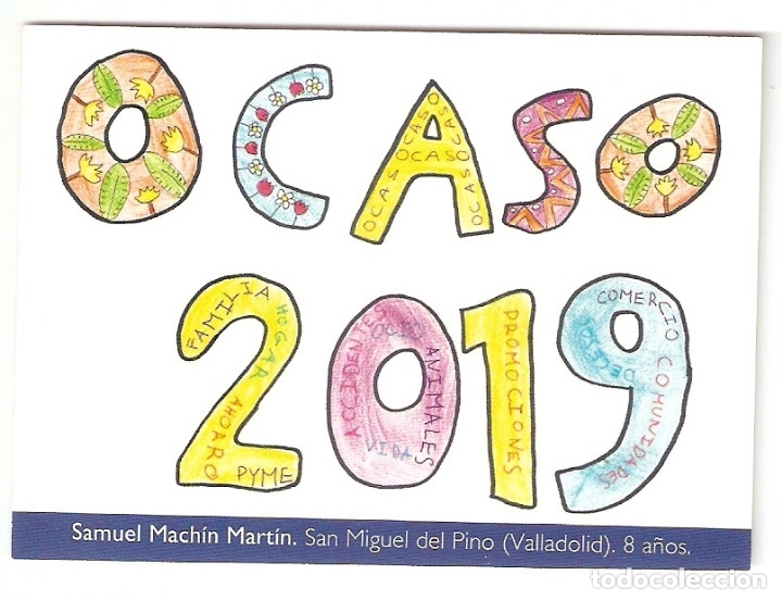 Sammeln von Kalendern: CALENDARIO OCASO 2019