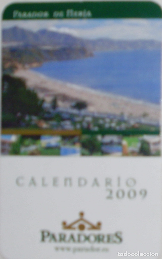 Sammeln von Kalendern: CALENDARIO PARADOR NERJA 2009