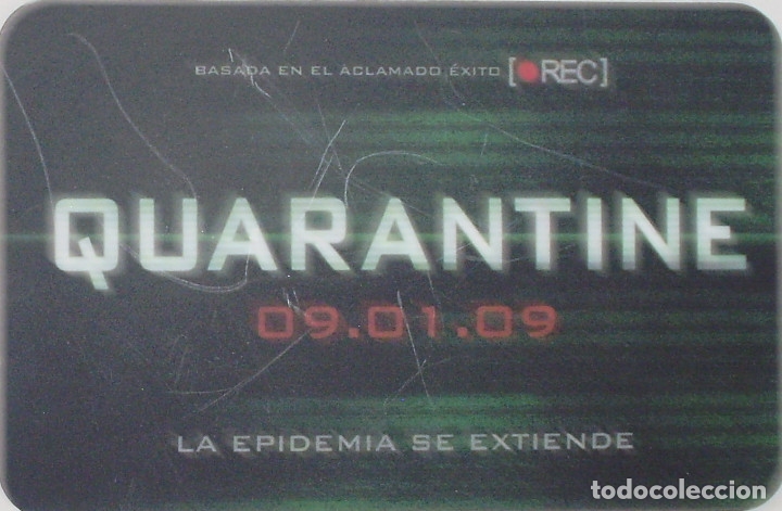 Coleccionismo Calendarios: CALENDARIO QUARANTINE 2009