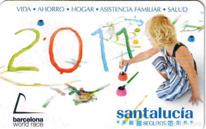 Coleccionismo Calendarios: CALENDARIO SEGUROS SANTA LUCIA 2011
