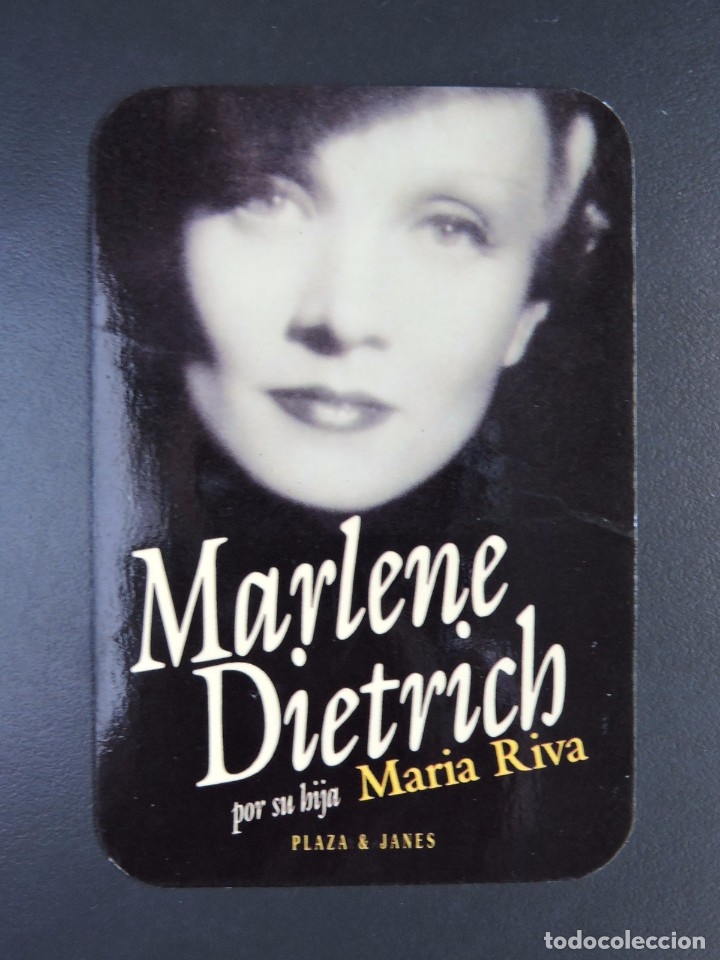 Coleccionismo Calendarios: Calendario bolsillo - PLAZA & JANES EDITORES - MARLENE DIETRICH - A&Ntilde;O 1993