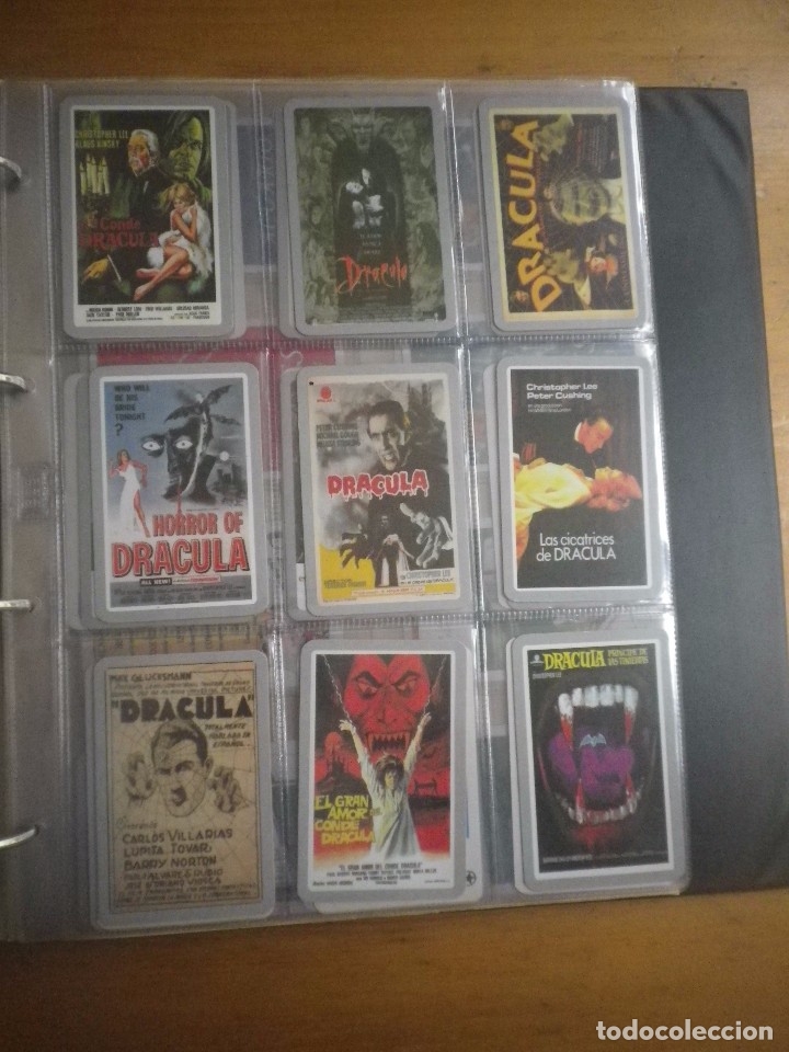 Coleccionismo calendarios: 9 CALENDARIOS DRACULA