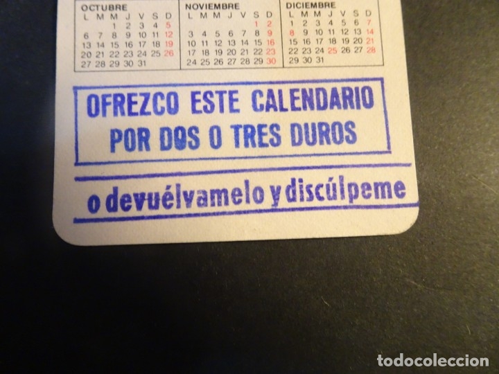 Coleccionismo calendarios: ANTIGUO CALENDARIO PUBLICIDAD  , A&Ntilde;O 1986, VER FOTOS