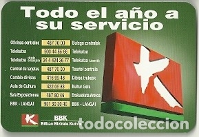 Coleccionismo calendarios: CALENDARIO PUBLICITARIO. BBK. BILBAO BIZKAIA KUTXA. CAJA. BANCO. A&Ntilde;O 1997