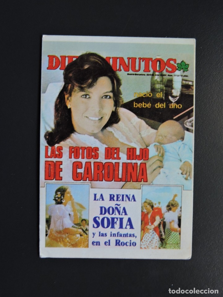 Coleccionismo calendarios: Calendario bolsillo - REVISTA DIEZ MINUTOS - A&ntilde;o 1985