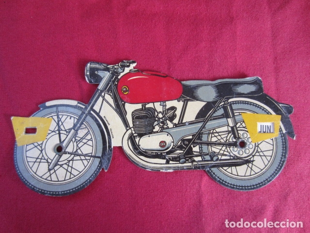 Coleccionismo Calendarios: ANTIGUO CALENDARIO - MOTO MONTESA - BELLAPUIG - IGUALADA