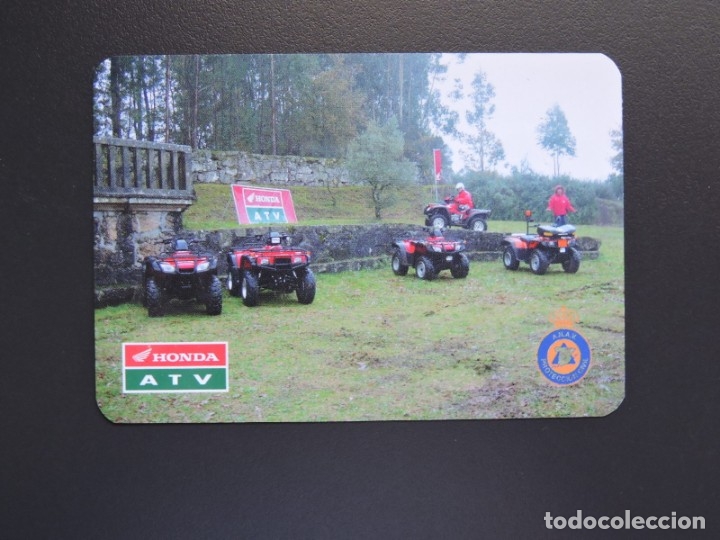 Coleccionismo calendarios: Calendario bolsillo - PROTECCI&Oacute;N CIVIL ZAMORA A.N.A.V. - HONDA ATV - A&ntilde;o 2004