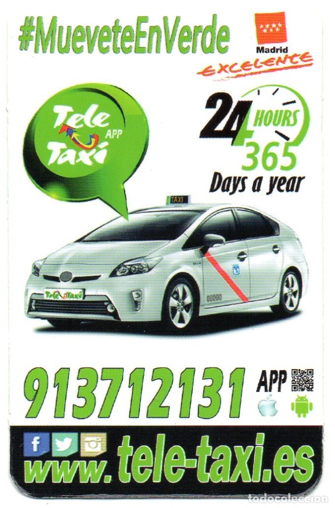 Coleccionismo calendarios: Calendario de Publicidad 2019 - TELE-TAXI