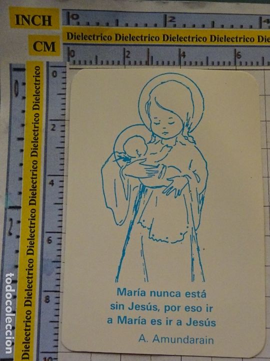 Collezionismo Calendari: CALENDARIO DE BOLSILLO. A&Ntilde;O 1988. RELIGIOSO. A. AMUNDARAIN. MAR&Iacute;A Y JES&Uacute;S