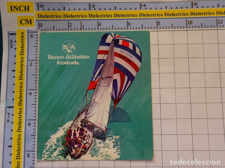 Collectionnisme Calendriers: CALENDARIO DE BOLSILLO. A&Ntilde;O 1986 BANCOS. BANCO ATL&Aacute;NTICO A TODA VELA