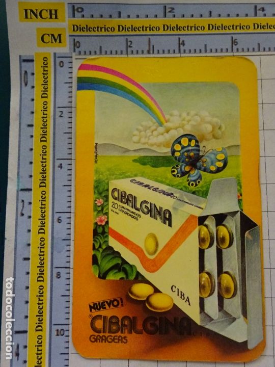 Sammeln von Kalendern: CALENDARIO DE BOLSILLO. A&Ntilde;O 1976. MEDICINAS MEDICAMENTOS. GRAJEAS CIBALGINA