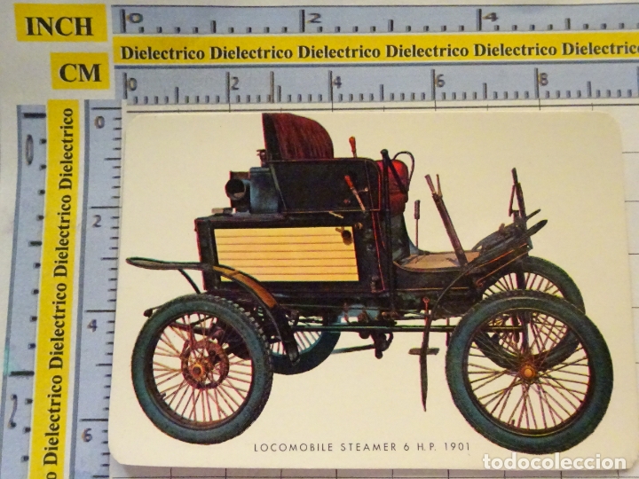 Collezionismo Calendari: CALENDARIO DE BOLSILLO. A&Ntilde;O 1978. COCHES ANTIGUOS. LOCOMOBILE STEAMER 6HP 1901