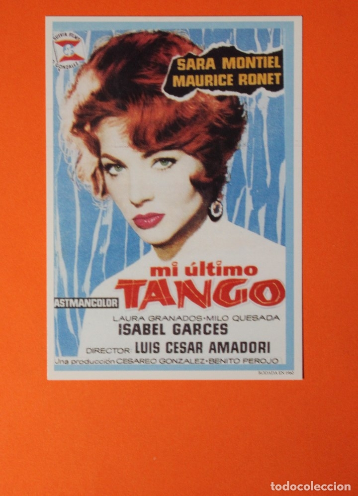Coleccionismo calendarios: CALENDARIO NO FOURNIER. CINE. PELICULA MI ULTIMO TANGO. SARA MONTIEL. A&Ntilde;O 2004. VER FOTOS.
