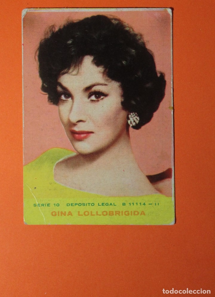 Coleccionismo calendarios: CALENDARIO NO FOURNIER. CINE.ARTISTA GINA LOLLOBRIGIDA. PUBLICIDAD DE MURCIA. A&Ntilde;O 1961. SERIE 10.