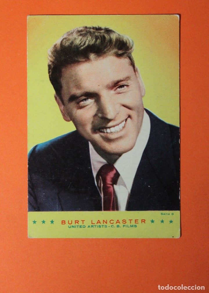Coleccionismo calendarios: CALENDARIO. CINE.ARTISTA BURT LANCASTER. PUBLICIDAD CELA Y LUQUE. A&Ntilde;O 1959 UNITED ARTISTS.