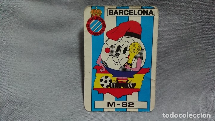 Coleccionismo calendarios: CALENDARIO NO FOURNIER DE SERIE EQUIPO F&Uacute;TBOL MUNDIAL BARCELONA A&Ntilde;O 1982