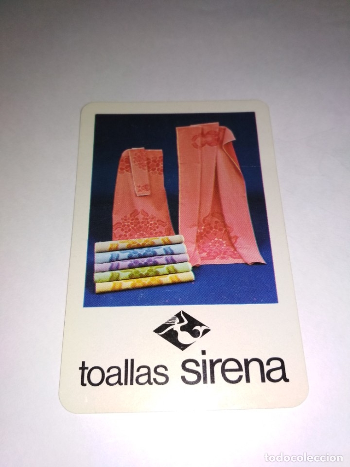 Coleccionismo calendarios: Calendario fournier toallas Sirena 1973