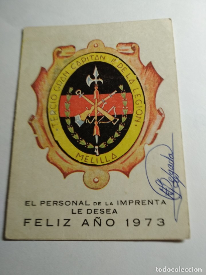 Coleccionismo calendarios: Calendario Tercio Gran Capit&aacute;n 1973 LA LEGI&Oacute;N