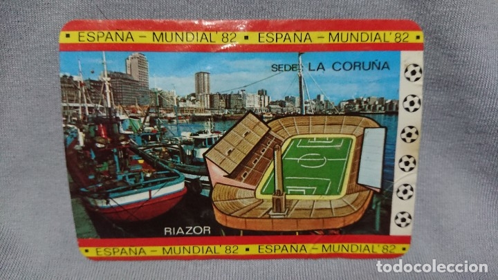 Coleccionismo Calendarios: CALENDARIO NO FOURNIER DE SERIE EQUIPO F&Uacute;TBOL MUNDIAL 82  A&Ntilde;O 1982