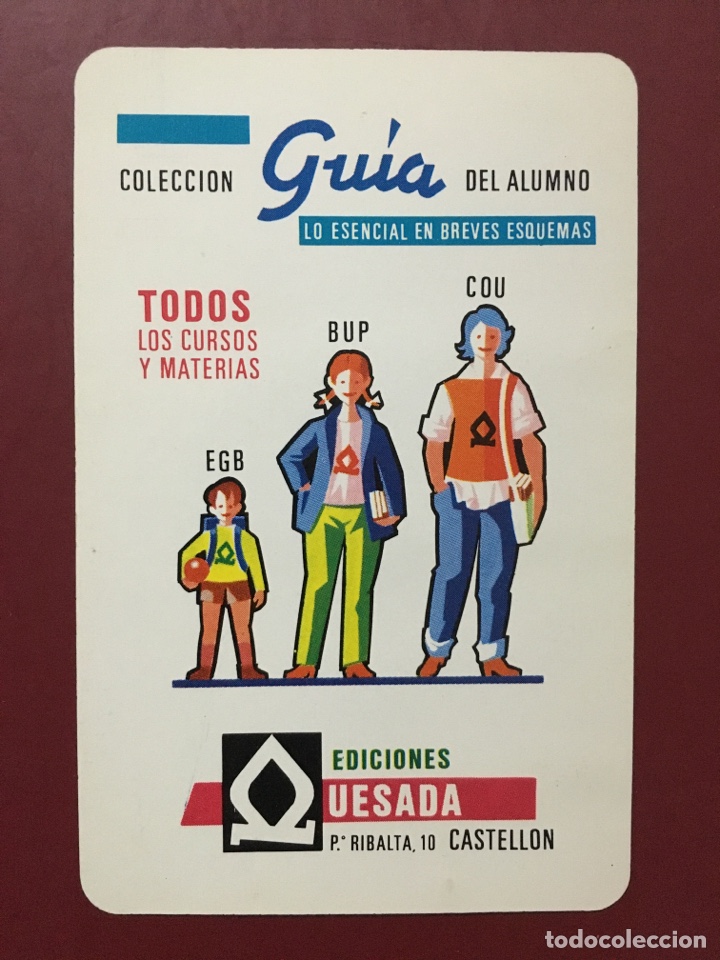 Colecionismo Calend&aacute;rios: Calendario fournier 1981