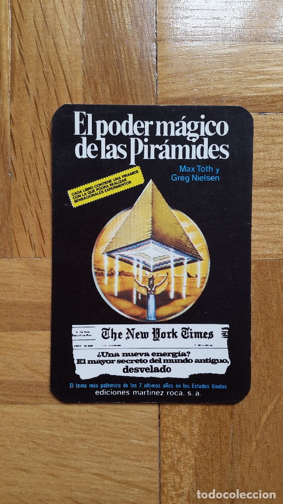 Coleccionismo Calendarios: CALENDARIO EL PODER MAGICO DE LAS PIRAMIDES. EDICIONES MARTINEZ ROCA A&Ntilde;O 1978 - VER FOTOS