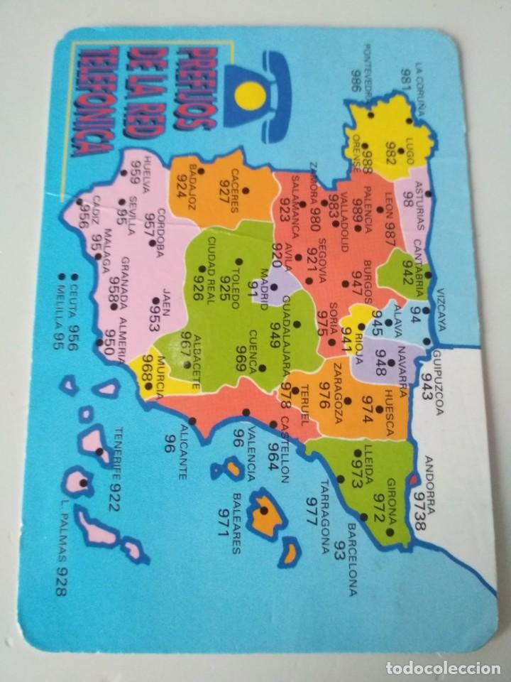 Coleccionismo calendarios: Calendario prefijos 1996 - Foto 1