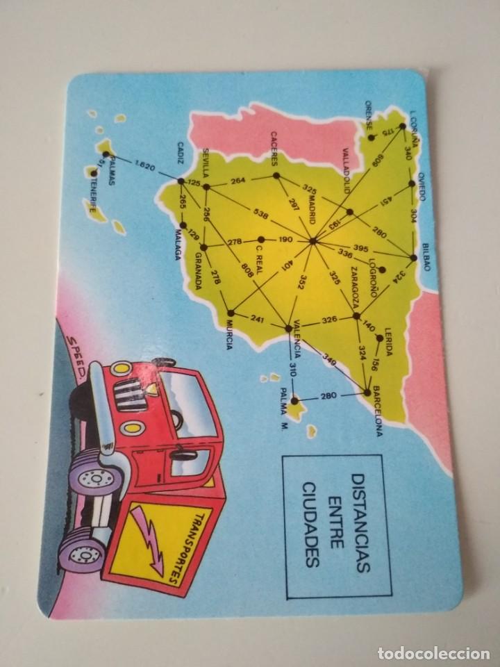 Coleccionismo calendarios: Calendario distancia ciudades 1997