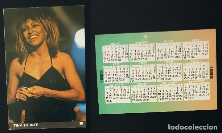 Coleccionismo calendarios: TINA TURNER - CALENDARIO EDITADO EN PORTUGAL - 1985