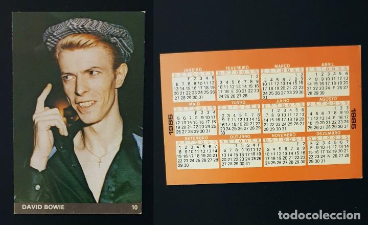 Coleccionismo calendarios: DAVID BOWIE - CALENDARIO EDITADO EN PORTUGAL - 1985