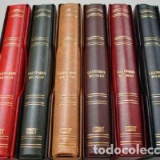 Coleccionismo Calendarios: ALBUM CALENDARIOS 27X33 CM. 4 ANILLAS. GAMA DE COLORES.LUXE