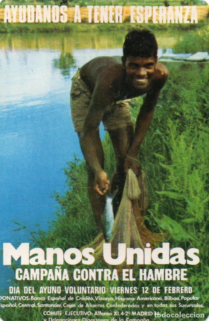 Coleccionismo calendarios: Calendario de Publicidad 1982 - MANOS UNIDAS