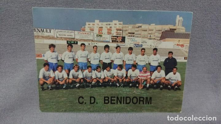 Coleccionismo Calendarios: CALENDARIO SERIE F&Uacute;TBOL C. D. BENIDORM  A&Ntilde;O 1991