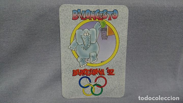 Coleccionismo Calendarios: CALENDARIO BALONCESTO OLIMPIADAS BARCELONA 92 A&Ntilde;O 1992