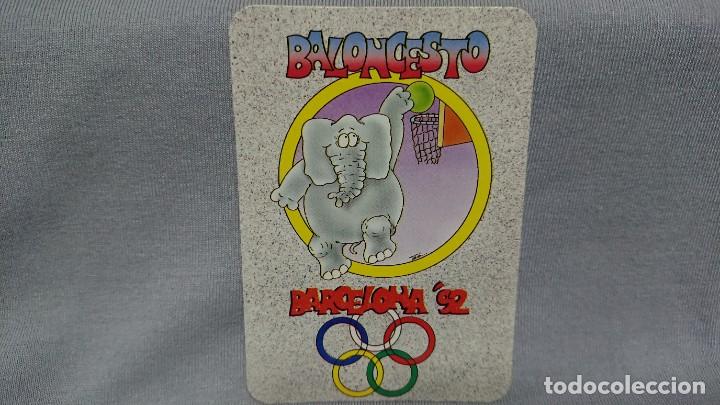 Coleccionismo Calendarios: CALENDARIO BALONCESTO OLIMPIADAS BARCELONA 92 A&Ntilde;O 1992