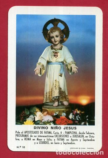 Coleccionismo calendarios: CALENDARIO FOURNIER PUBLICIDAD DIVINO NI&Ntilde;O JESUS CON TEXTO 1963 ORIGINAL ,C10421