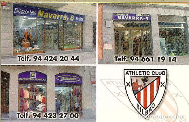 Coleccionismo calendarios: CALENDARIO PUBLICITARIO - 2005 - DEPORTES NAVARRA - ATHLETIC CLUB DE BILBAO