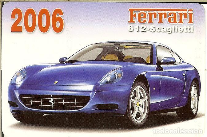 Coleccionismo Calendarios: CALENDARIO DE BOLSILLO DE RUSIA - 2006 - FERRARI