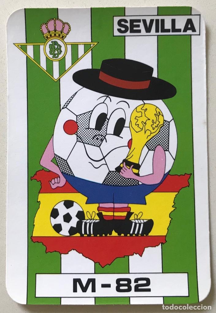 Coleccionismo calendarios: Calendario A&ntilde;o 1982 - Sevilla (Betis) - mundial 82 - Futbol