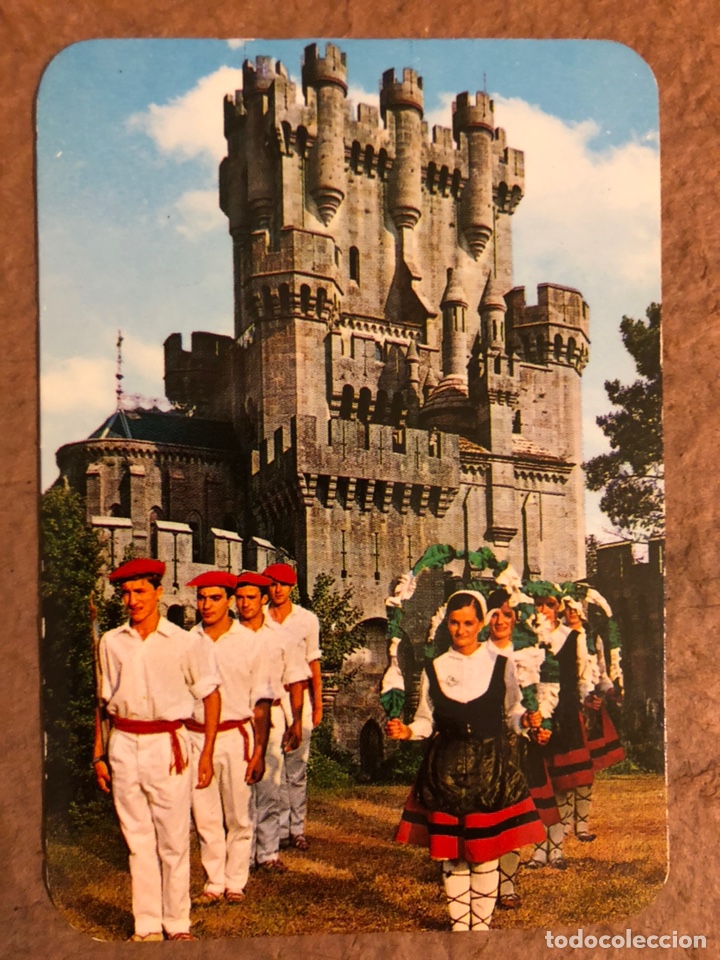 Colecionismo Calend&aacute;rios: 107. VIZCAYA, CASTILLO DE BUTR&Oacute;N. CALENDARIO DE BOLSILLO DE 1973. 6,9 x 9,8 Cms.