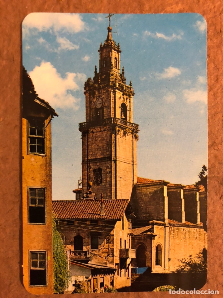 Coleccionismo calendarios: IGLESIA DE SANTA MAR&Iacute;A DURANGO (VIZCAYA). CALENDARIO DEL A&Ntilde;O 1971. SIN PUBLICIDAD. 6,5 x 10 Cms.