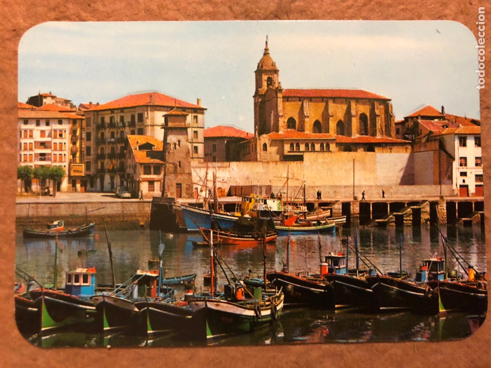 Coleccionismo calendarios: 3. BERMEO (GUIP&Uacute;ZCOA), PUERTO. CALENDARIO DE BOLSILLO DE 1975. 6,8 x 9,8 Cms.